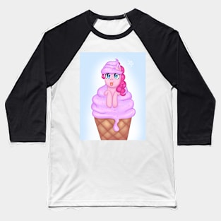 Ice cream Pinkie Pie Baseball T-Shirt